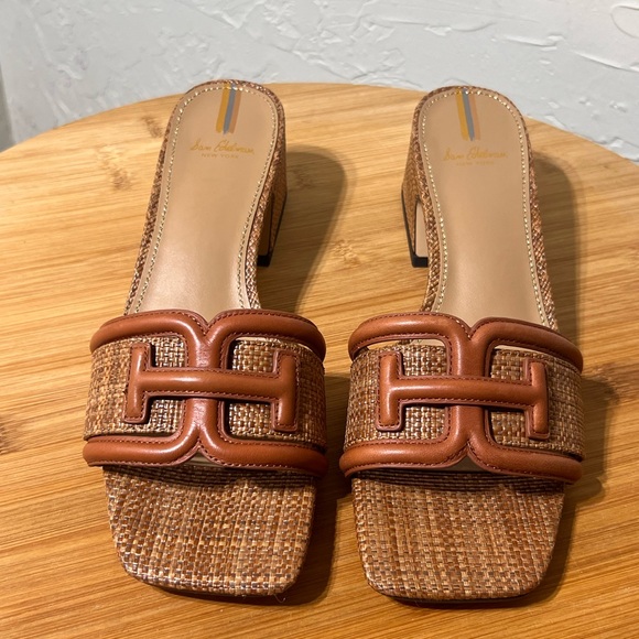 Sam Edelman Brown Tan Sandals - Picture 1 of 8